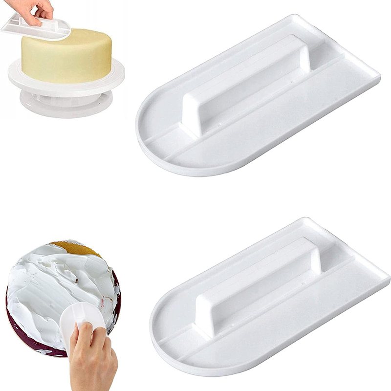 Fondant Smoother Set - 2-częściowy zestaw skrobaków do ciasta, zestaw