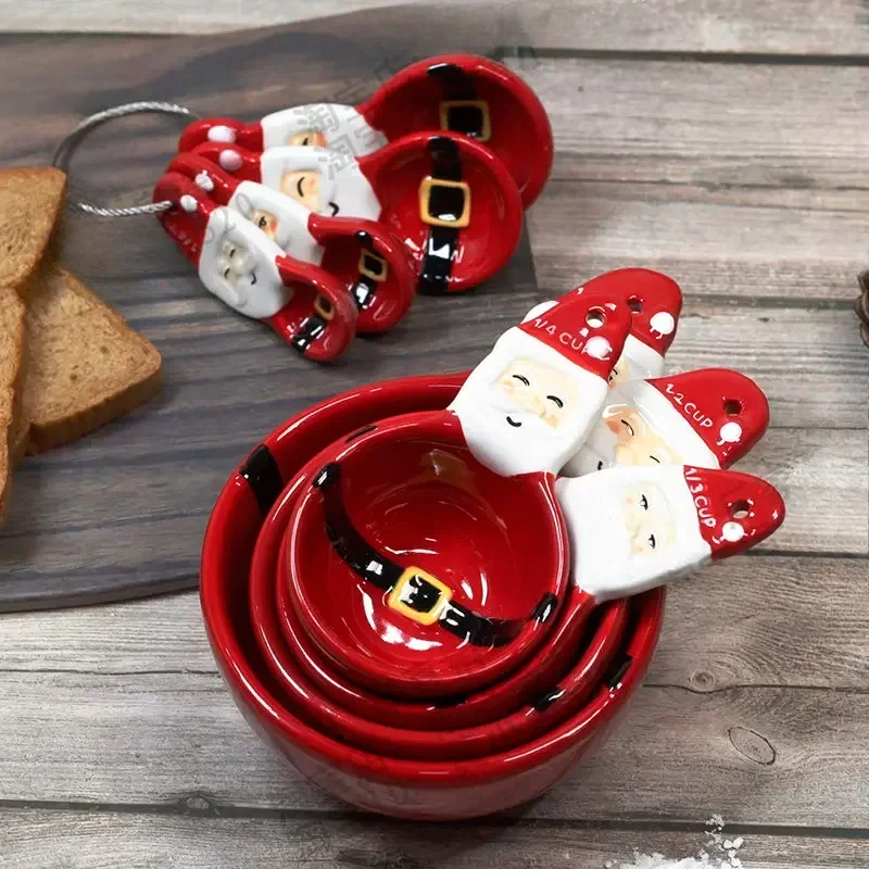 Kitchen Baking Kit - 4 szt. Świąteczny zestaw łyżek do