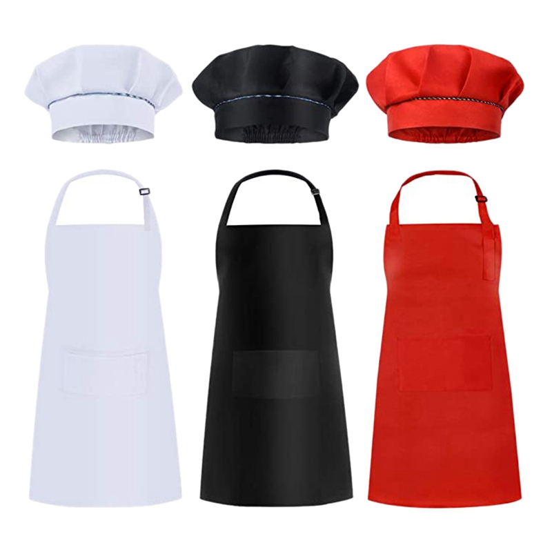Kitchen Kids Baking Set - Fartuch dziecięcy, czapka szefa kuchni dla