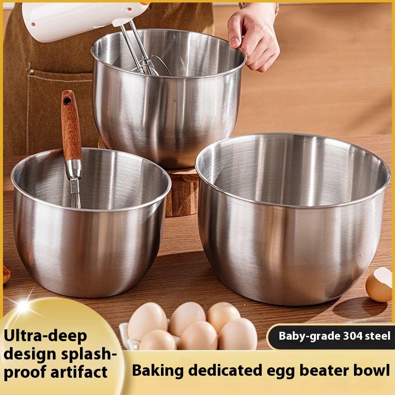 Kitchen Baking Containers - 1 szt. Miska ze stali nierdzewnej