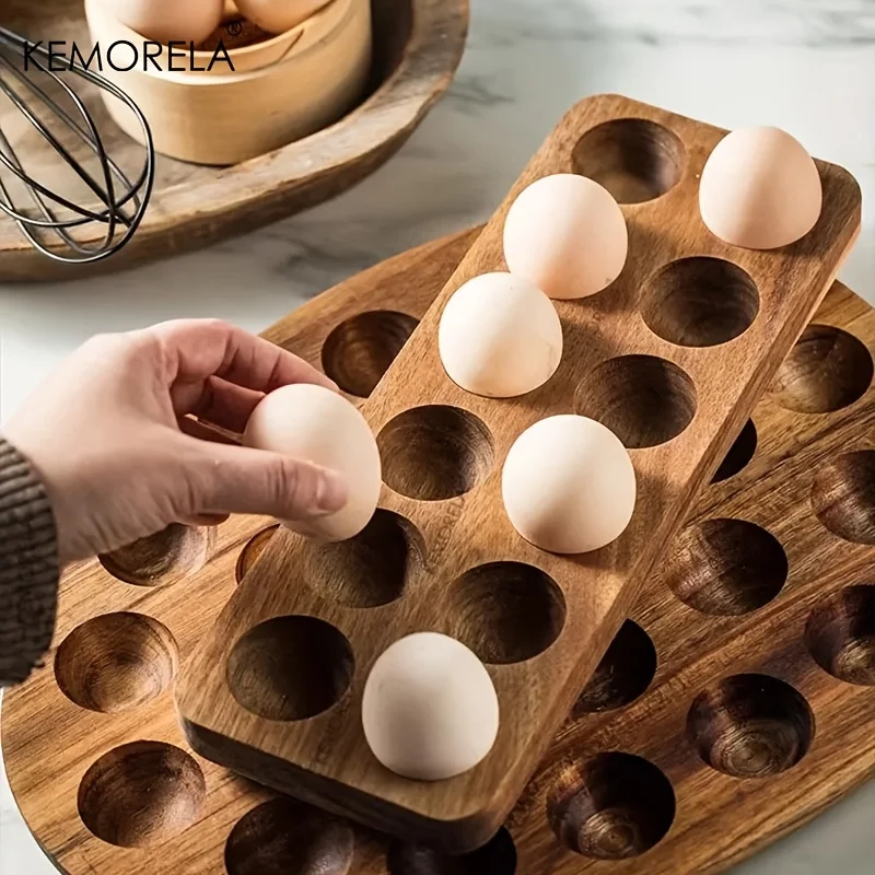 Kitchen Baking Containers - KEMORELA 1 SZTUK Nowoczesne drewniane pudełko