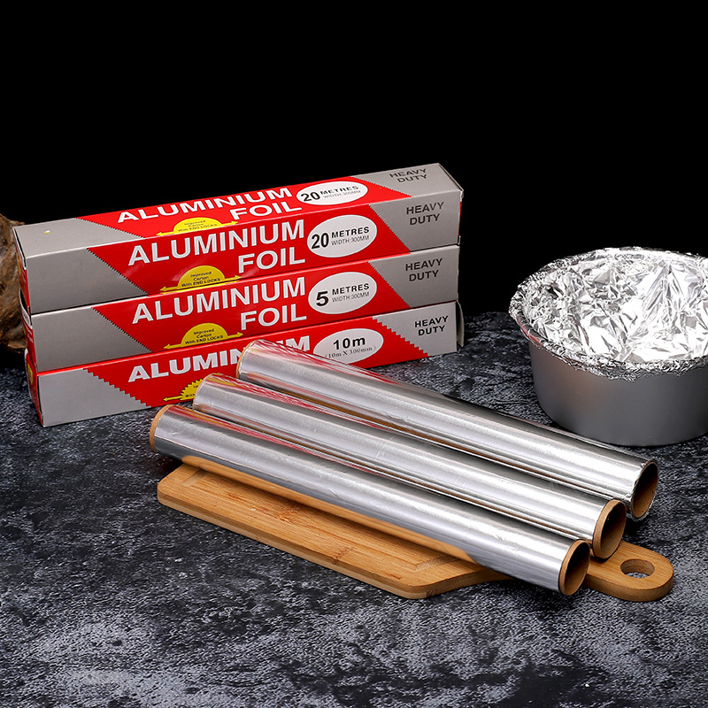 Kitchen Baking Tins - Wytrzymała rolka folii aluminiowej, długość 5/10/20