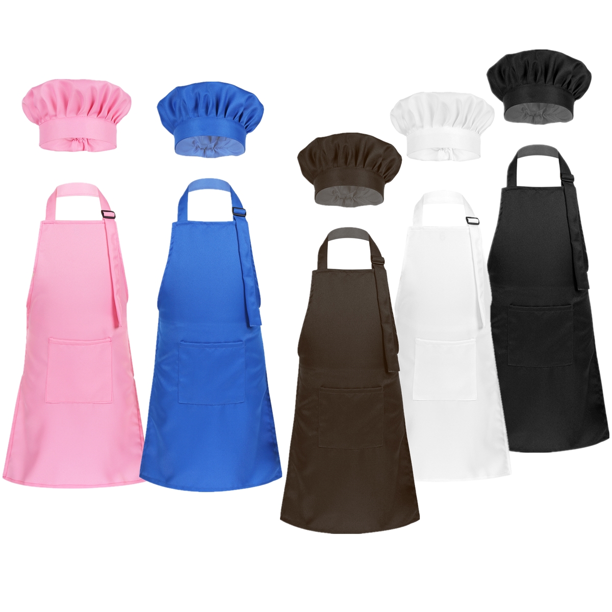 Kitchen Kids Baking Set - Unisex Chirdren Fartuchy Regulowany fartuch i