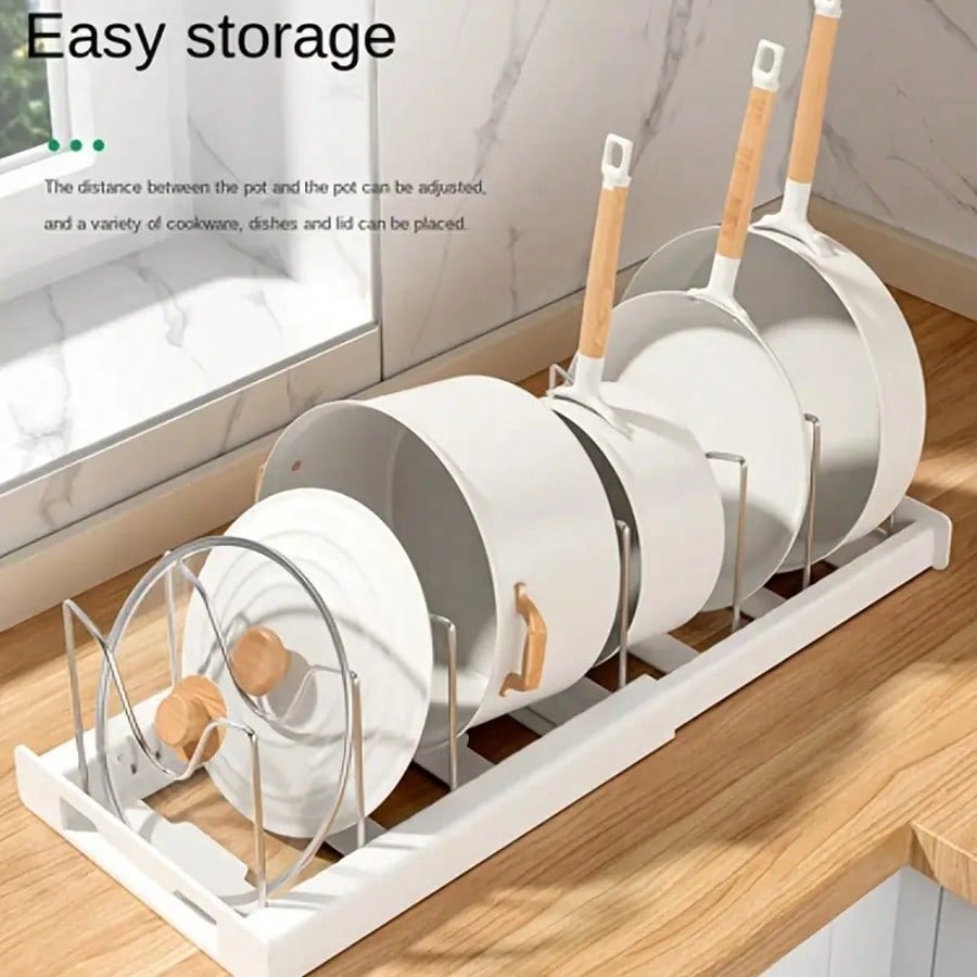 Regulowany regał z przegródkam – Kitchen Cabinet Baking Organizer recenzja i cena