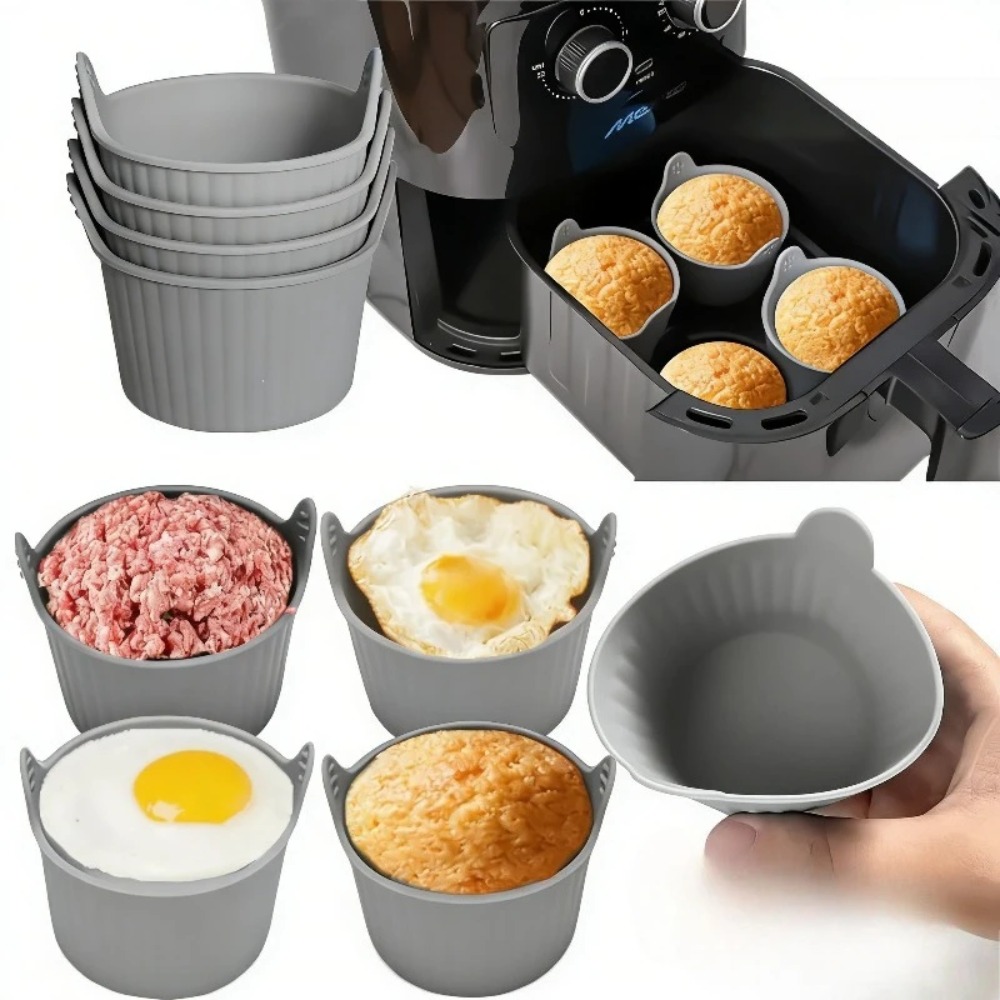 6 szt. Silikonowe formy do fry – Kitchen Pro Baking Tray recenzja i cena