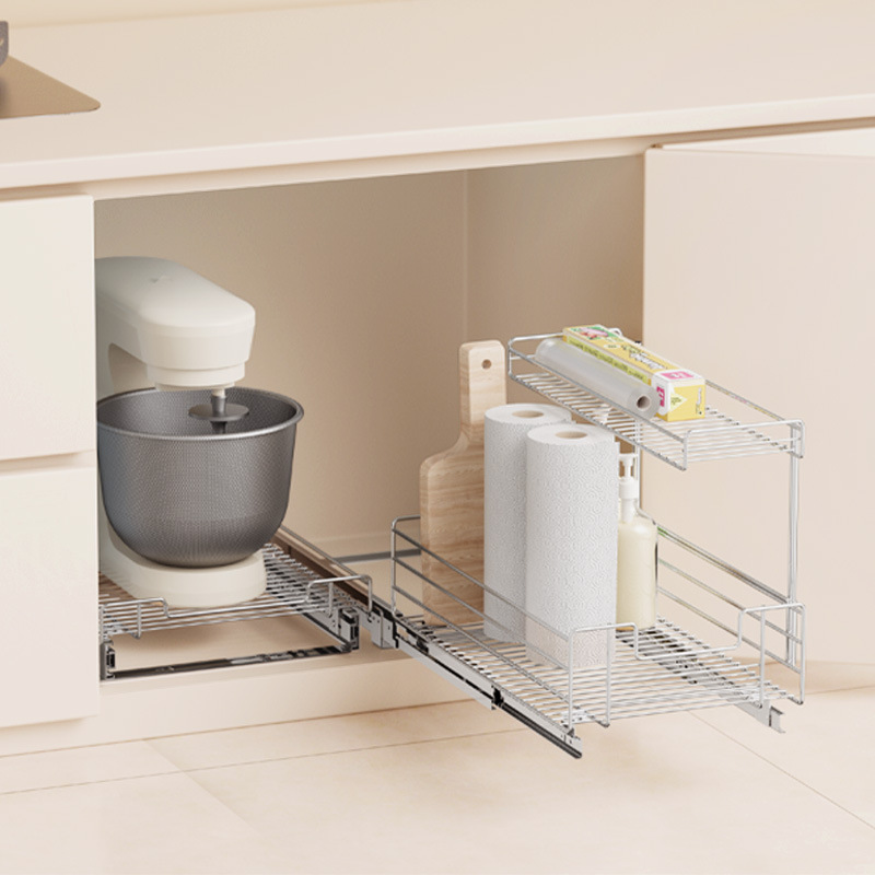 Stalowy organizer do szafek ku – Kitchen Cabinet Baking Organizer recenzja i cena