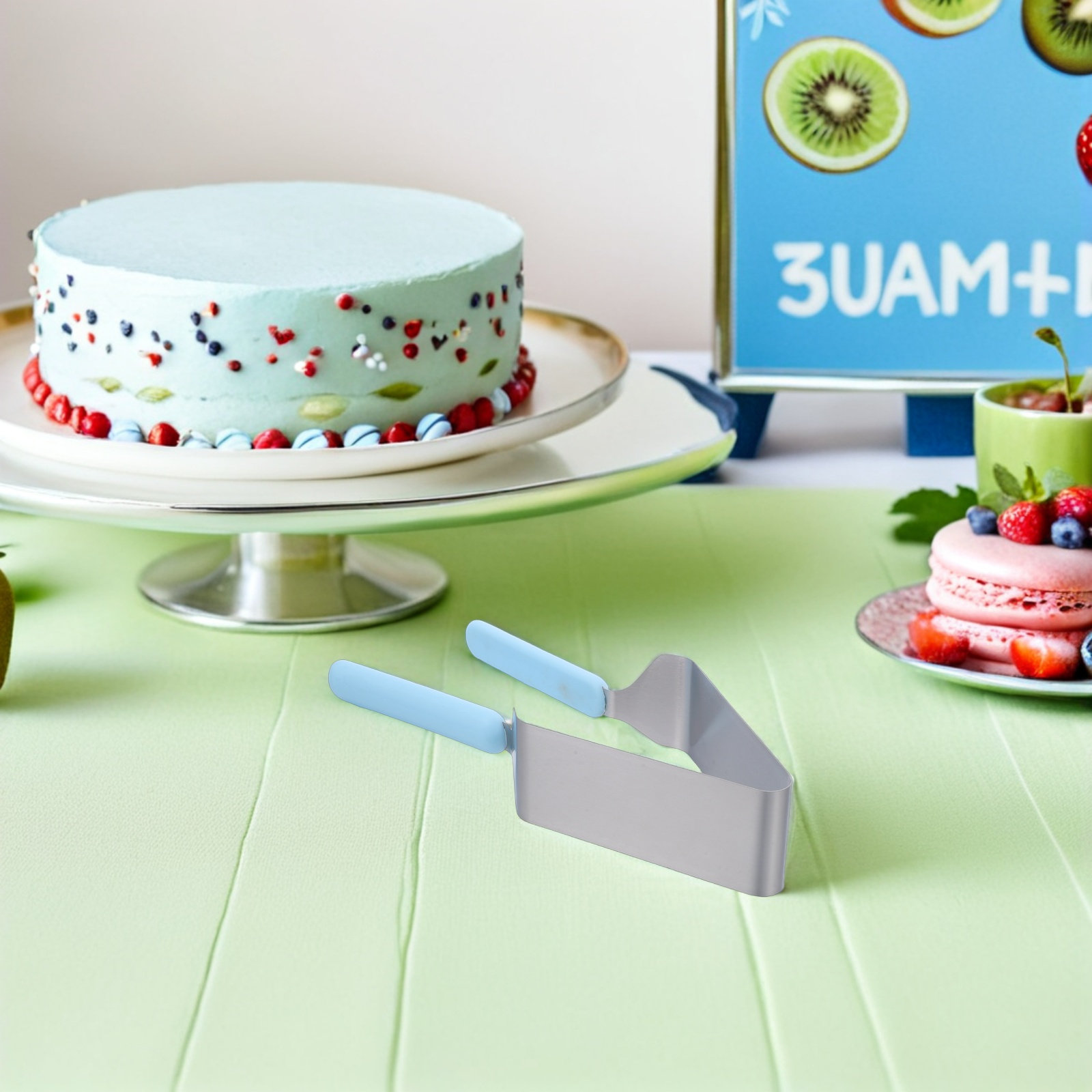 2 sztuki – nóż do ciast ze sta – Kitchen Baking Essentials recenzja i cena