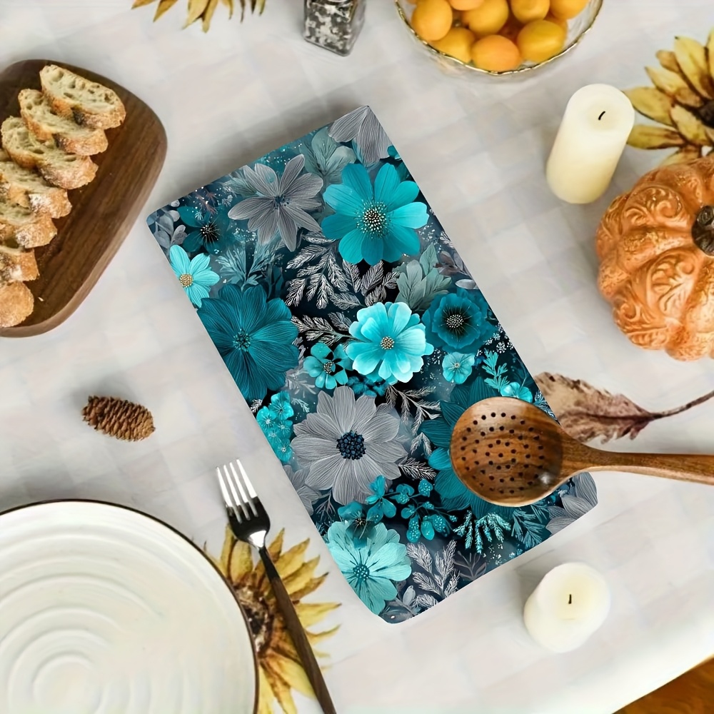 2 szt., Niebieskie kwieciste r – Kitchen Baking Essentials recenzja i cena