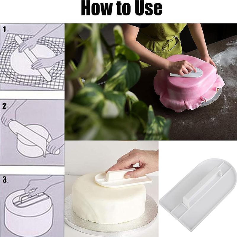 2-częściowy zestaw skrobaków d – Fondant Smoother Set recenzja i cena