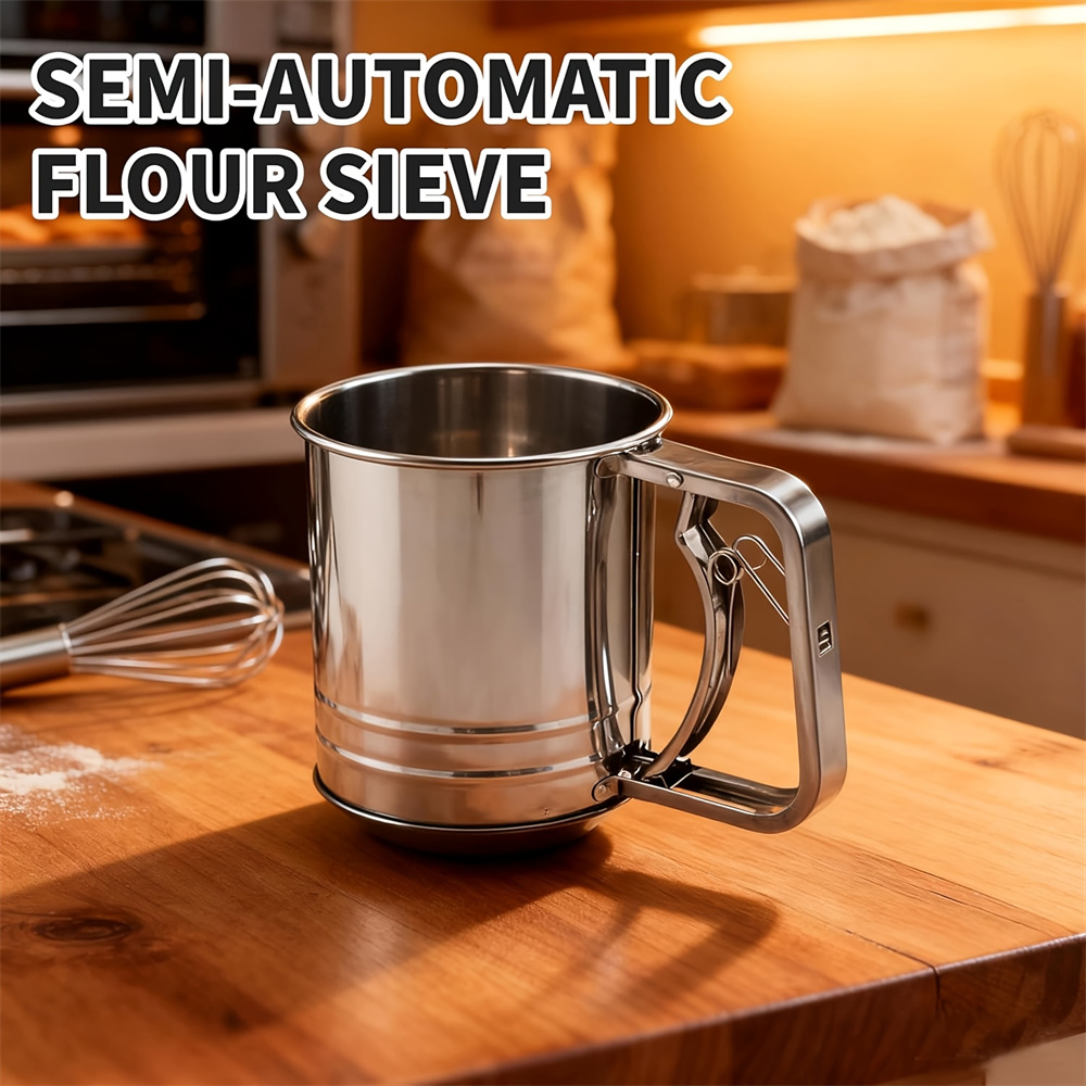 1/2 szt. Sitko do mąki ze stal – Kitchen Baking Essentials recenzja i cena