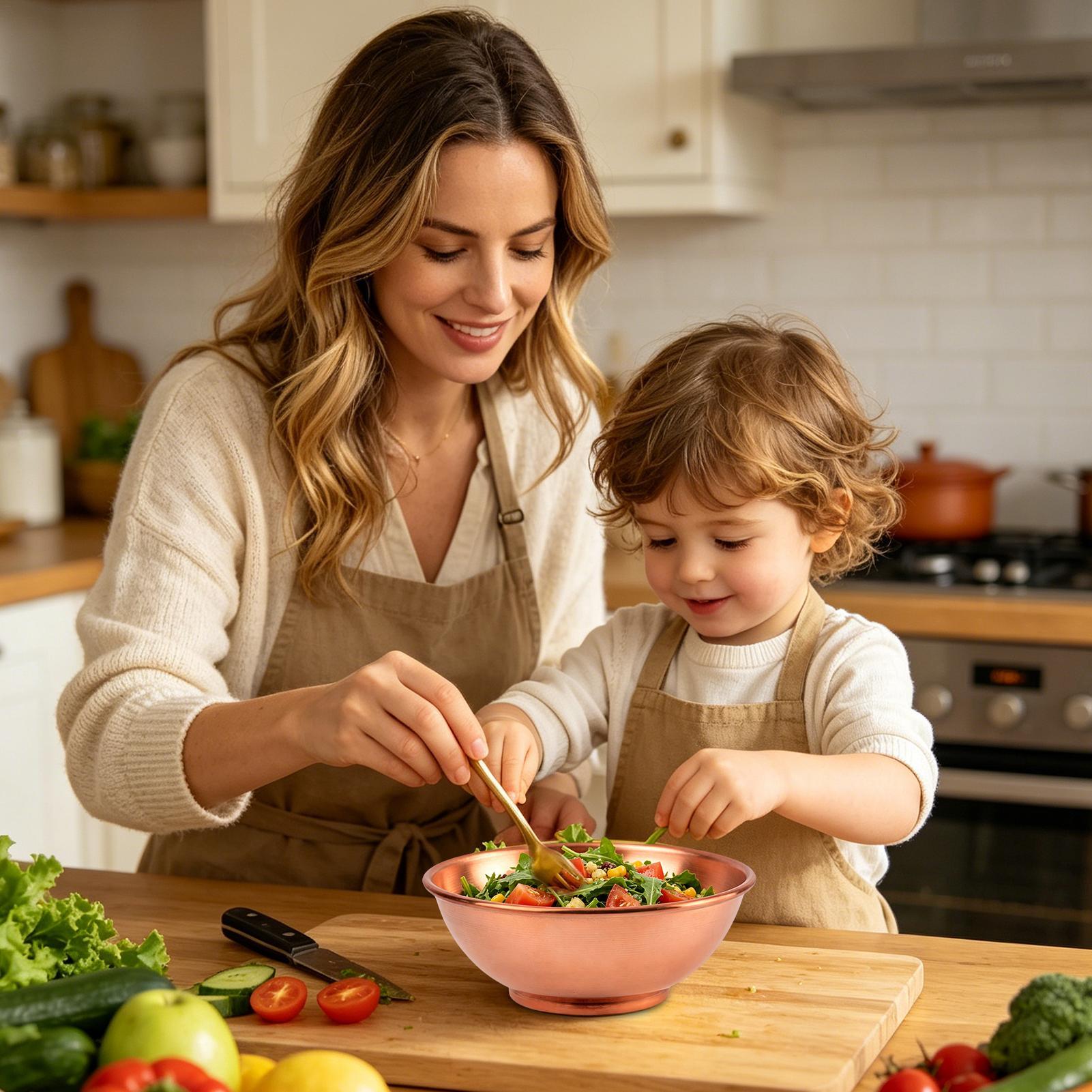 Duża miedziana miska do miesza – Kitchen Baking Cooking recenzja i cena