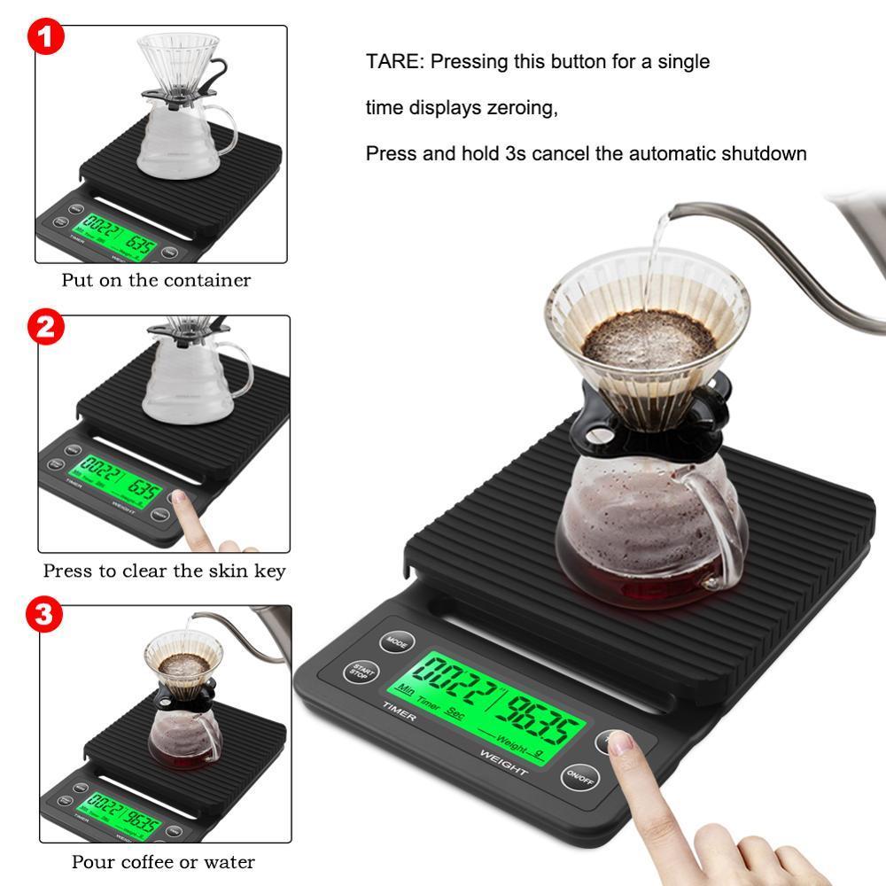 Waga do kawy przelewowej z tim – Kitchen Baking Timer recenzja i cena