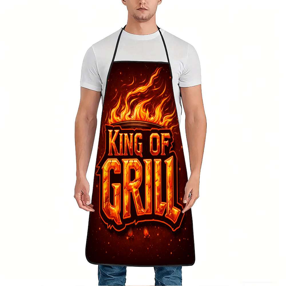 1 sztuka fartucha Bbq King, fa – Baking Kitchen Design Ideas recenzja i cena