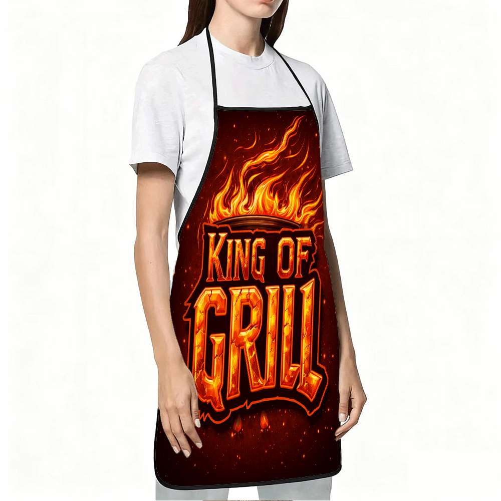 1 sztuka fartucha Bbq King, fa – Baking Kitchen Design Ideas recenzja i cena