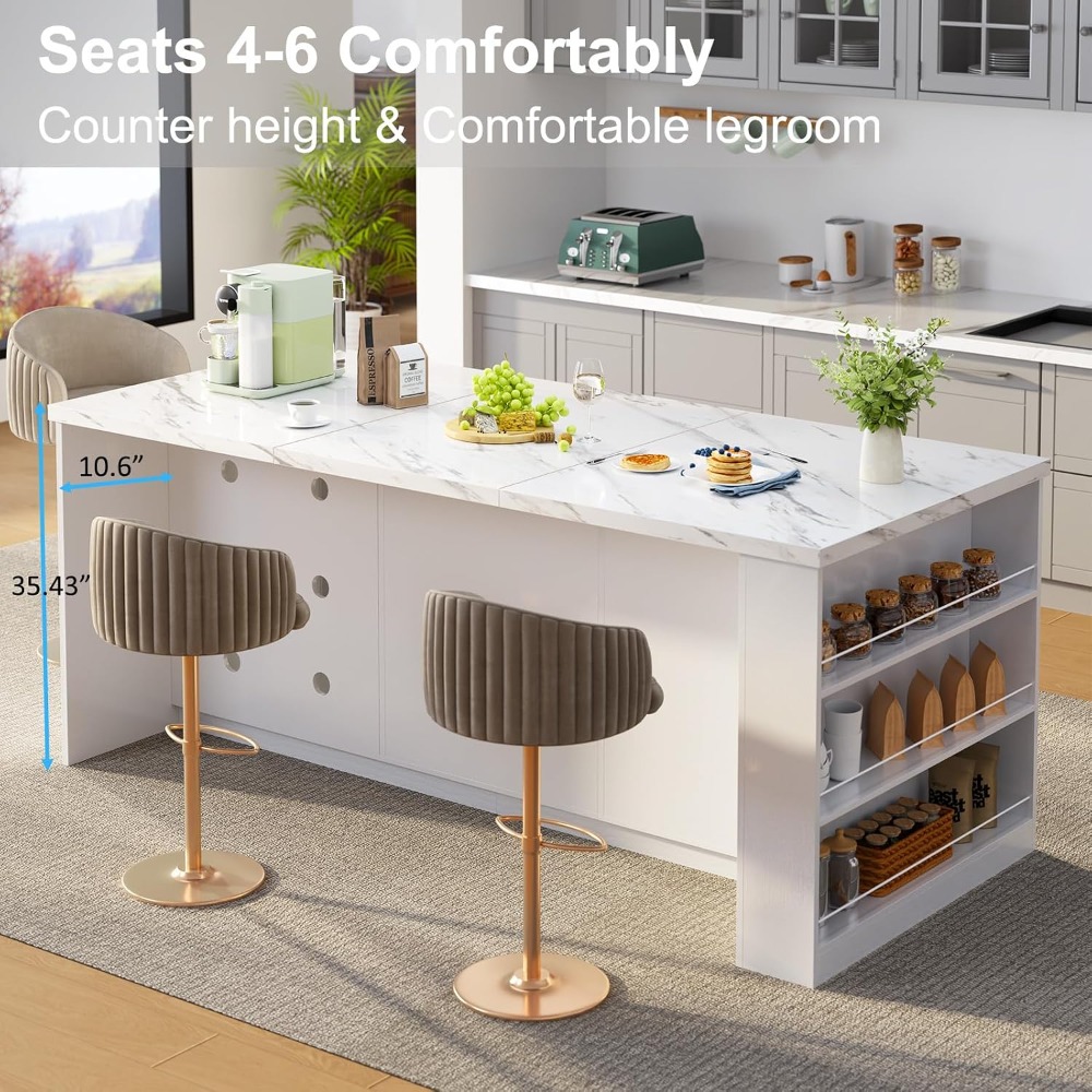 71-calowa duża wyspa kuchenna  – Kitchen Queen recenzja i cena