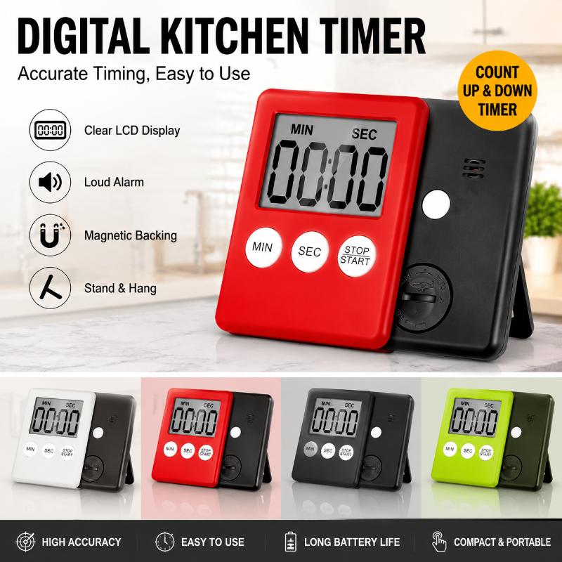 [Nowość] Magnetyczny Cyfrowy T – Kitchen Baking Timer recenzja i cena