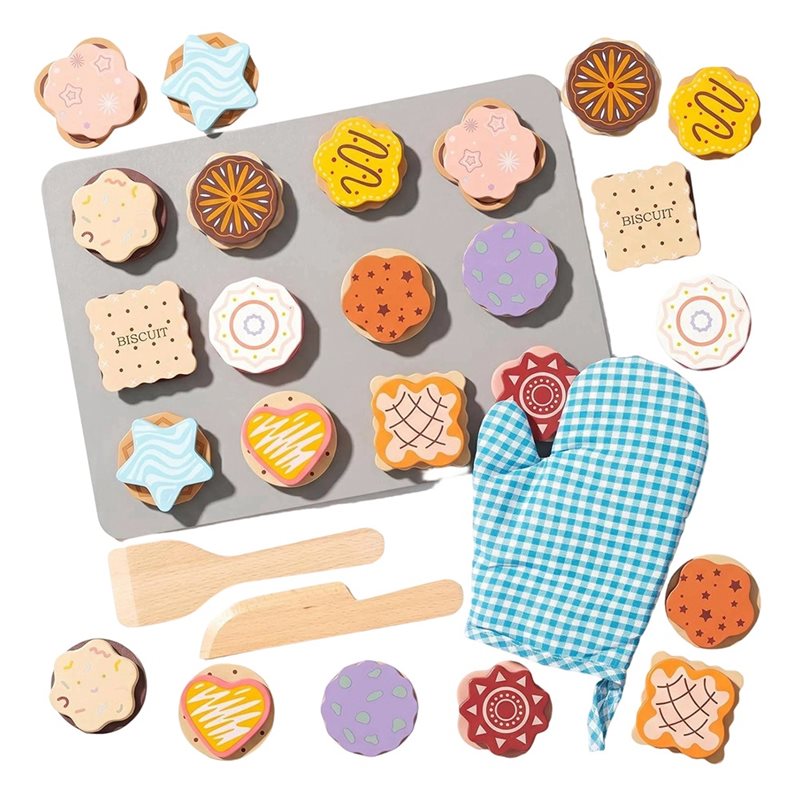 WOWFU - Drewniany Zestaw Ciast – Kitchen Kids Baking Set recenzja i cena