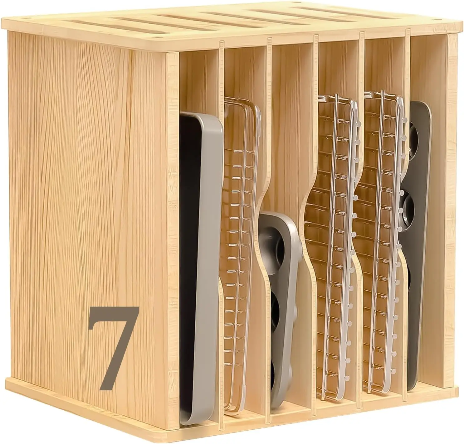 Drewniane przegródki do szafek – Kitchen Cabinet Baking Organizer recenzja i cena