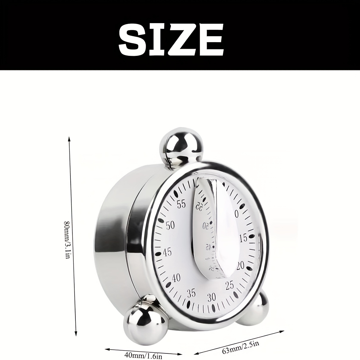 Widoczny mechaniczny timer, ze – Kitchen Baking Timer recenzja i cena
